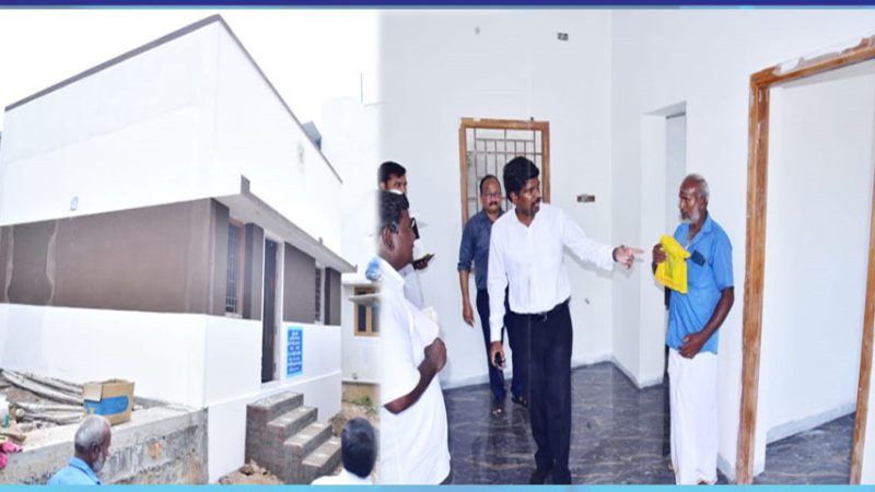 கலைஞரின் கனவு இல்லம் திட்டத்தின் கீழ் கட்டப்பட்டு வரும்…