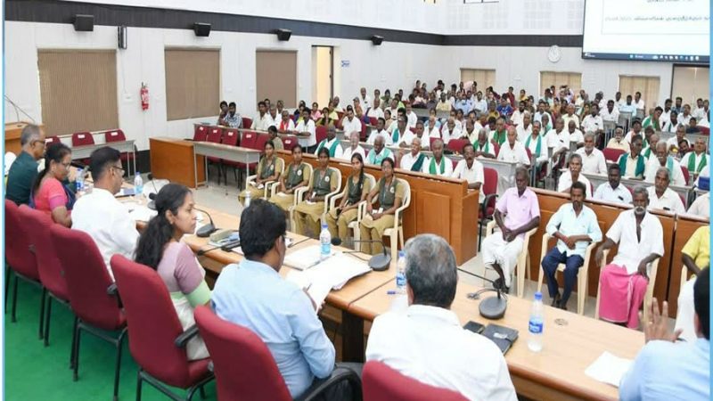 சேலம் மாவட்ட ஆட்சியரகத்தில். விவசாயிகள் குறைதீர்க்கும் நாள் கூட்டம்…
