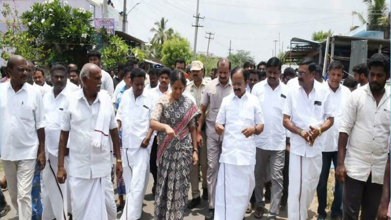 கஞ்சநாயக்கன்பட்டி கிராமத்தில் பட்டாசு வெடிவிபத்து நடைபெற்ற இடத்தில் சுற்றுலாத்துறை அமைச்சர் திரு.இரா.இராஜேந்திரன் நேரில் ஆய்வு மேற்கொண்டார்…