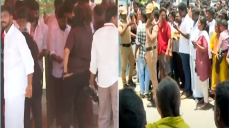 கோவை தவெக வாக்குச்சாவடி முகவர்கள் கூட்டத்தில் 18 வயதுக்கு குறைவானவர்களுக்கு அனுமதி மறுப்பு…