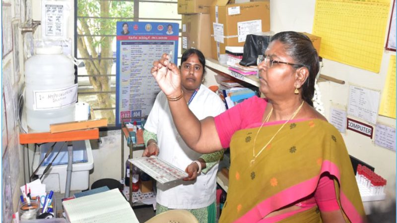 அரசு ஆரம்ப சுகாதார நிலையத்தில் ஆய்வு…