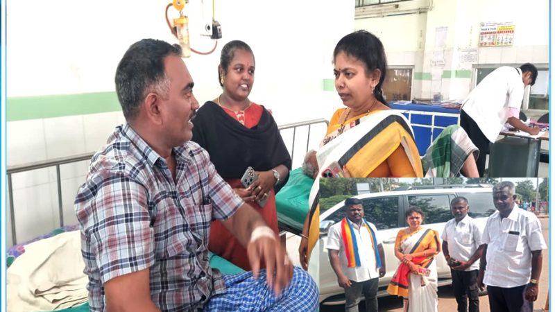பாட்டாளி மக்கள் கட்சியின் தேனி மாவட்ட துணைசெயலாளர்  மருத்துவமனையில் சிகிச்சை…