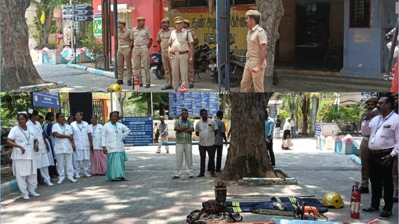 மருத்துவர் மற்றும் செவிலியர்களுக்கு தீ தடுப்பு விழிப்புணர்வு…