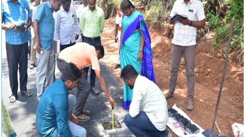 நாமகிரிப்பேட்டை ஊராட்சி ஒன்றியம், மங்களபுரத்தில் தார்சாலை…