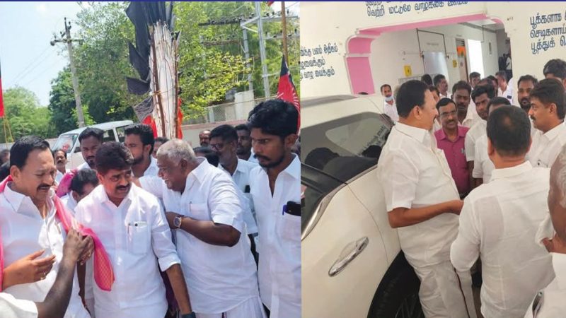 அச்சங்குளம் ஊராட்சியில் இயங்கிவரும் கூட்டுறவு நுற்பாலை ஆய்வு…