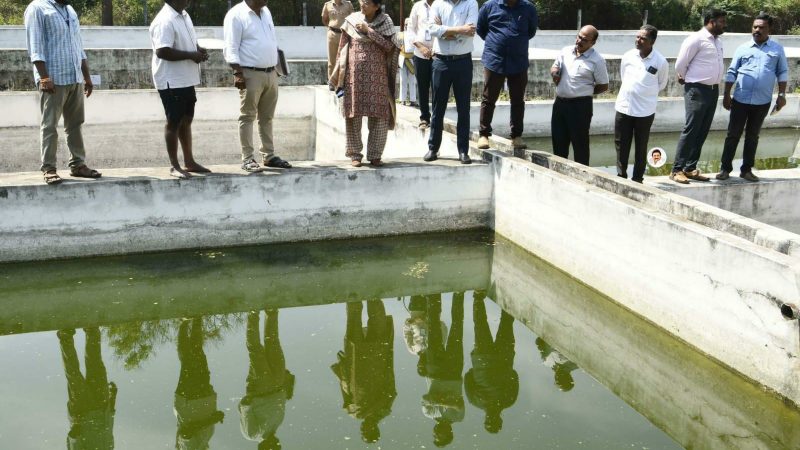 வைகை அணைப்பகுதியில் உள்ள மீன் பண்ணை செயல்பாடுகள் குறித்து ஆணையர் ஆய்வு…