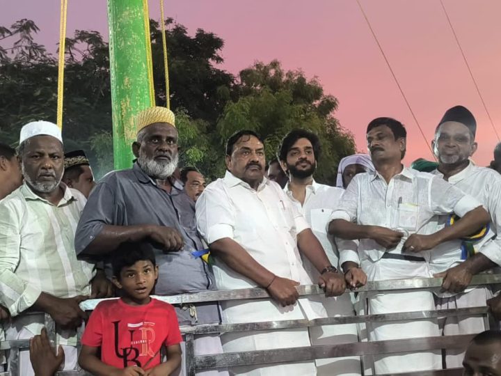 ராமநாதபுரம் சமூக நல்லிணக்க சந்தனக்கூடு திருவிழா கொடியேற்றத்துடன் தொடங்கியது…