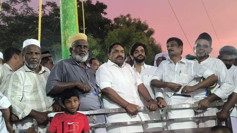ராமநாதபுரம் சமூக நல்லிணக்க சந்தனக்கூடு திருவிழா கொடியேற்றத்துடன் தொடங்கியது…