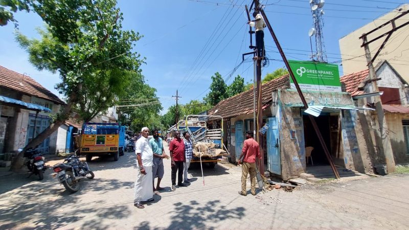 கமுதி பேரூராட்சியில் 22லட்சம் செலவில் புதிய எல்இடி பல்புகள்…