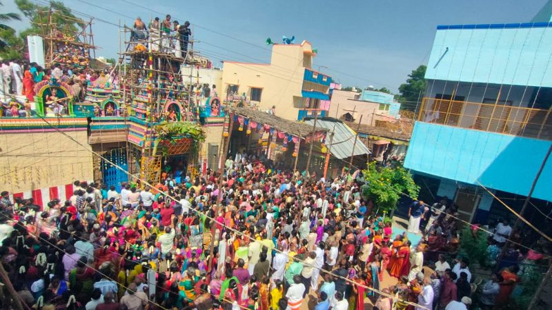 ராமநாதபுரம் மாவட்டம் கமுதி அருகேயுள்ள பேரையூர் அருள்மிகு ஸ்ரீ பத்திரகாளி அம்மன் கோவில் கும்பாபிஷேகம்சிறப்பாக நடைபெற்றது