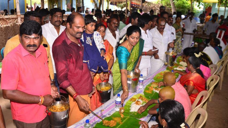 ராமநாதபுரம் மாவட்டம், பட்டணம்காத்தான்,மாவட்ட ஆட்சியர் வளாகத்தில் அமைந்துள்ள திருச்செந்திலாண்டவர் அருளால் ஆலயமான அருள்மிகு மகா கணபதி அருள்மிகு வினை தீர்ப்பு வேலவர் அருள்மிகு வெங்கடாஜலபதி பெருமாள்ஆலயத்தின் 61வது வைகாசி விசாகம் (ம)வருஷாபிஷேக திருவிழாமிகச் சிறப்பாக நடைபெற்றது.