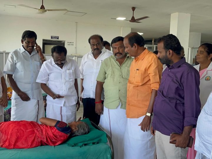 பரமக்குடிஅருகே குழவி கொட்டியதில் 40பேர்காயம் மருத்துவமனையில் அனுமதி