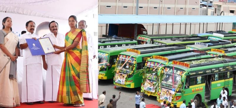 தமிழ்நாடு முதலமைச்சர் தஞ்சாவூரிலிருந்து காணொலிக் காட்சியின் வாயிலாக புதிய விரிவான மினி பஸ் திட்டத்தினைத் தொடங்கி வைத்ததைத் தொடர்ந்து, சேலம், பழைய பேருந்து நிலையத்தில் நடைபெற்ற நிகழ்ச்சியில் சுற்றுலாத்துறை அமைச்சர் இரா. இராஜேந்திரன் புதிய மினி பேருந்துகளை இயக்குவதற்கான அனுமதி ஆணையினை வழங்கினார்…