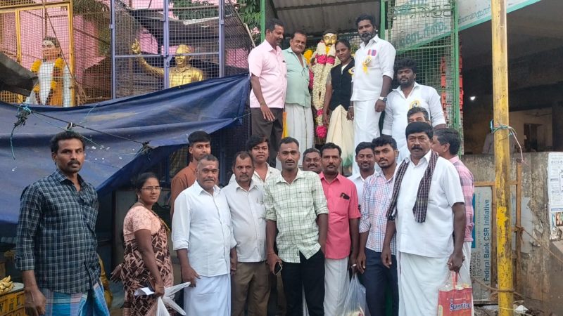 தேனி மாவட்டம் மருத்துவர் குல சமுதாயத்தின் சுதந்திரப் போராட்ட தியாகி விஸ்வநாததாஸ் அவர்களின் 139வது பிறந்தநாள் விழா.