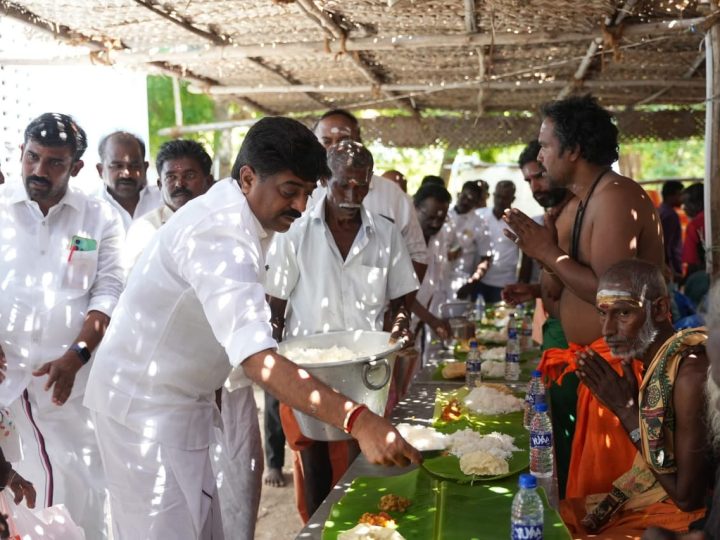 குடமுருட்டி ஐயப்பன் திருக்கோயில்விழா ராமநாதபுரம் மாவட்டம் பார்த்திபனூர் அருகே உள்ள முத்தாதிபுரம் ஊராட்சியில் உள்ள குடமுருட்டி ஐயப்பன் திருக்கோவில்  சாத்து சுவாமிகள் ஆலய 35-ம் ஆண்டு குருபூஜை விழாவில் நடைபெற்றது