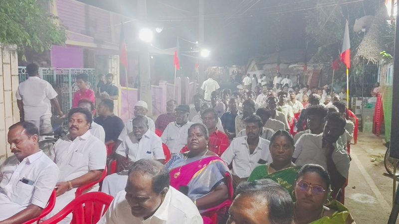 தஞ்சை வடக்கு மாவட்ட கும்பகோணம் மாநகர திமுக இளைஞரணி சார்பில் சாதனை விளக்க தெருமுனை கூட்டம்.