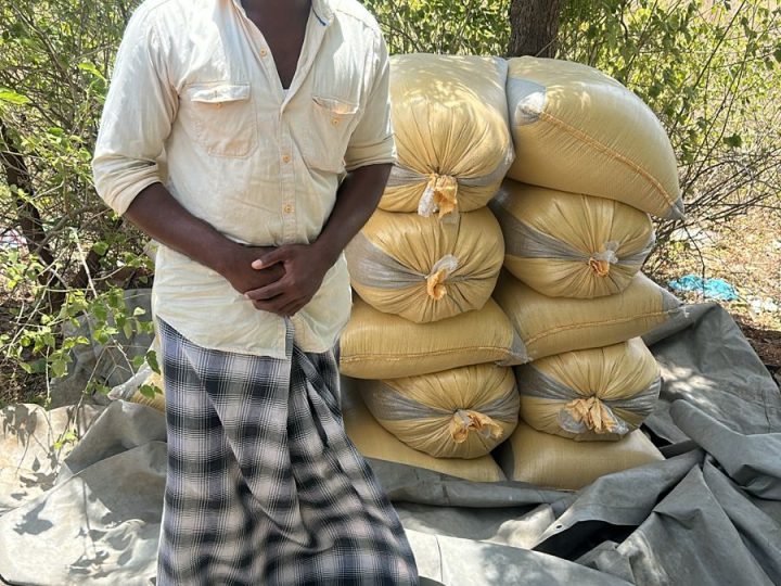 மதுரை என்பவர் சட்ட விரோதமாக ரேஷன் அரிசி கடத்திய வரை ரேஷன் அரிசி மற்றும் வாகனம்கைப்பற்றப்பட்டது