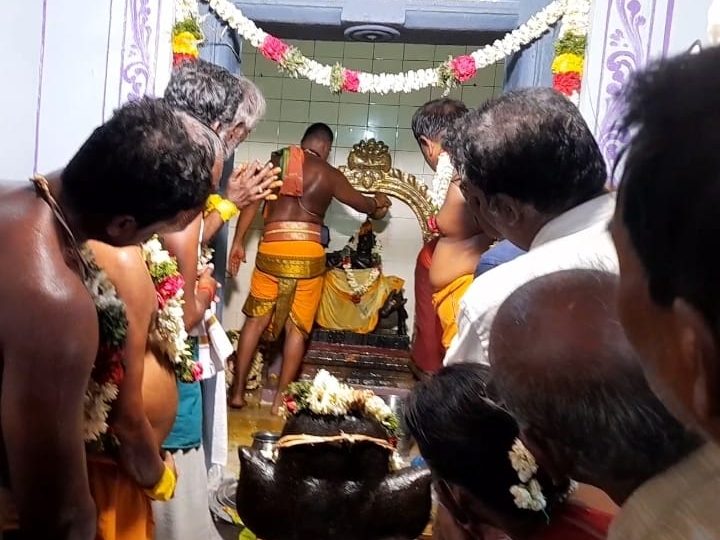 ராமநாதபுரம் மாவட்டம்,ராமநாதபுரம் வெளிப்பட்டிணம் யாதவ மகாசபைக்கு பாத்தியமான அருள்மிகு ஸ்ரீ கண்ணன் ஆலய ஜீரணோத்தாரண அஷ்டபந்தன மகாகும்பாபிஷேக விழா கண்ணன் (ம)பரிவார தெய்வங்களுக்கு மிகச் சிறப்பாக நடைபெற்றது.