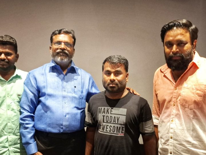 விஜய் கணபதி பிக்சர்ஸ் பாண்டியன் பரசுராமன் தயாரிப்பில் சத்தியசிவா அவர்களின் இயக்கத்தில் சசிகுமார் மற்றும் லிஜோமோல் அவர்கள் நடித்துள்ள ஃபிரிடம் (Freedom) என்னும் திரைப்படத்தின் சிறப்புக் காட்சியை விடுதலை சிறுத்தைகள் கட்சியின் தலைவர் திருமாவளவன் அவர்கள் பார்வையிட்டார். மேலும், படக்குழுவினருடன் புகைப்படம் எடுத்துக்கொண்டார்.