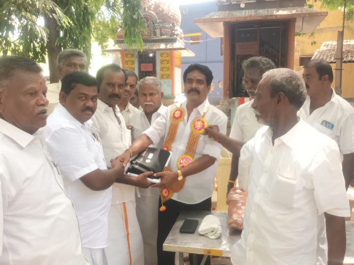 இராமநாதபுரம் மாவட்ட கிராம உதவியாளர்கள்சங்க செயலாளர் கிராம நிர்வாக அலுவலராக பதவி ஏற்பு.