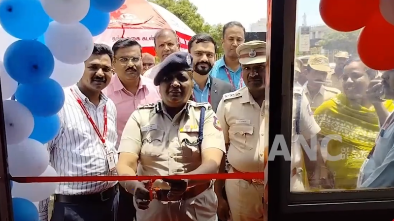 திருச்சி மன்னார்புரம் சந்திப்பில் முத்தூட் சமூக பொறுப்பு திட்டம் கீழ் 4லட்சம் மதிப்புள்ள அதிநவீன ANPR கேமரா – மாநகர காவல் துறை ஆணையர் துவக்கி வைத்தார்.