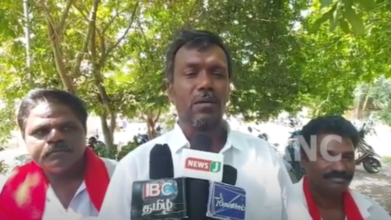 சட்டவிரோதமாக செயல்படும் தனியார் பள்ளி மீது நடவடிக்கை எடுக்க ஆட்சியரை சந்தித்து புகார் மனு வழங்கிய புரட்சிகர கம்யூனிஸ்ட் கட்சியினர்