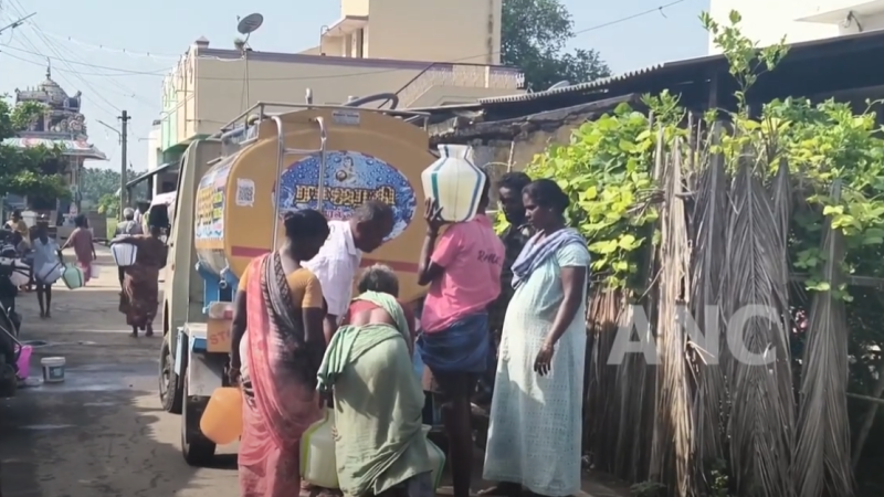 சோழவந்தான் அருகே அமைச்சியாபுரம் கிராமத்தில் குடிநீர் விநியோகம்