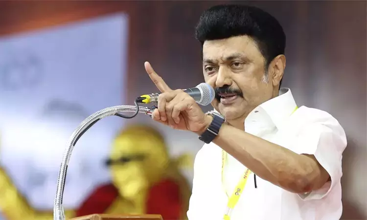 தமிழ்நாடு முதலமைச்சர் மு. க. ஸ்டாலின் இன்று தென்காசியில் அரசு விழாவில் நலத்திட்ட உதவிகளை வழங்கி விழாப் பேருரை ஆற்றுகிறார்கள்.