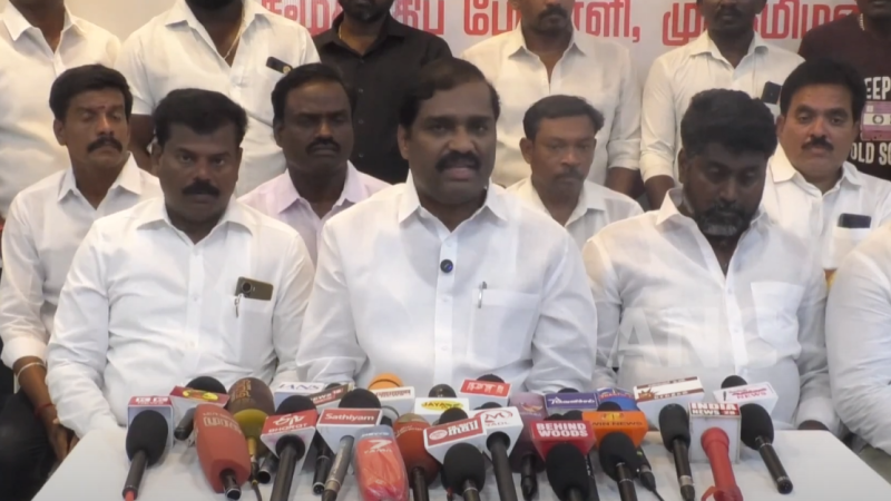 தமிழகத்தில் ஆகிய IAS, IPS அதிகாரிகள் விஜய்க்கு ஆதரவாக செயல்படுகிறார்கள் எனவே முதல்வர் உஷாராக இருக்க வேண்டும் – திருச்சியில் வேல்முருகன் எச்சரிக்கை