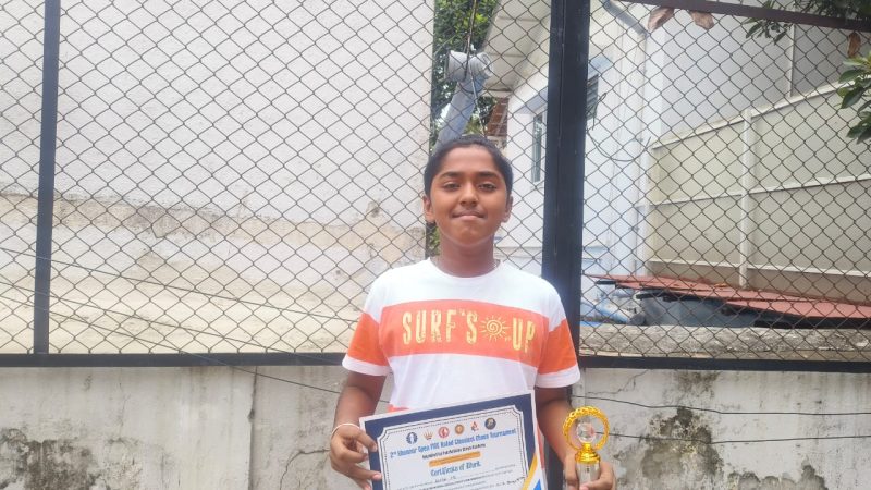 2025 ஆம் ஆண்டிற்கான2nd கான்னுர் இன்டர்நேஷனல் ஓபன் மேட்ச் சதுரங்க போட்டி பெங்களூரில் நடைபெற்றது.இதில் இந்தியாவில் பிற மாநிலங்களில் இருந்தும் அமெரிக்கா ஸ்காட்லாந்து, கனடா, போன்ற நாடுகளில் இருந்தும் சுமார் 375 மாணவர்கள் மாணவிகள் கலந்து கொண்டார்கள்.