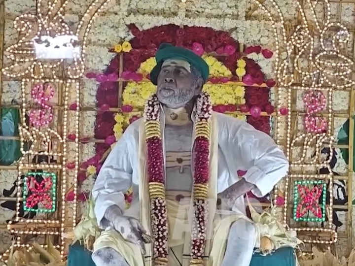 மதுரையில் மகா ஸ்ரீ சற்குரு பகவான் பழனிசுவாமிகள் 12 ஆம் ஆண்டு குருபூஜை- தேரோட்டம் கோலாகலம்: ஆயிரக்கணக்கான பக்தர்கள் தரிசனம்.