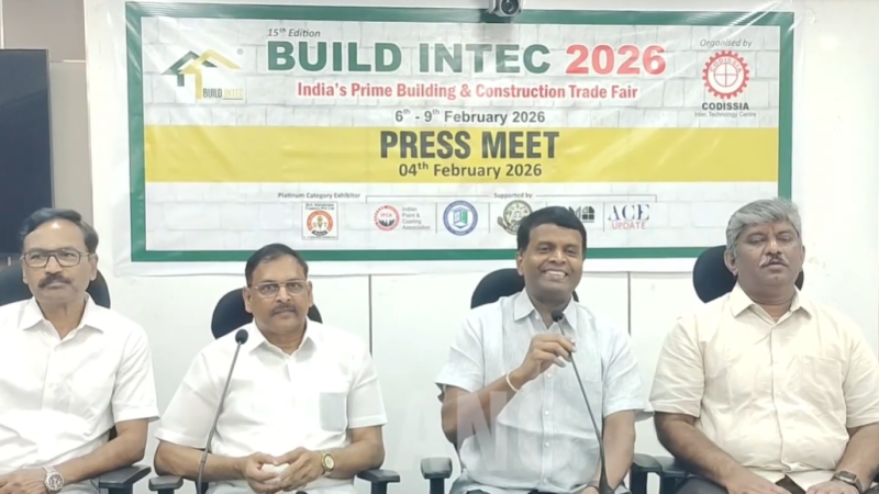 கோவை,கொடிசியா* கொடிசியா பில்ட் இன்டெக் 2026 கண்காட்சி வரும் பிப்ரவரி 6-ம் தேதி முதல் 9-ம் தேதி வரை நான்கு நாட்கள் நடைபெறுகிறது