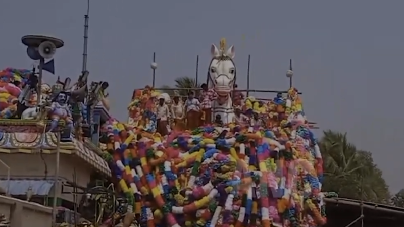 அறந்தாங்கி ஸ்ரீபெருங்காரையடி மீண்ட அய்யனார் ஆலயத்தில் மாசிமக திருவிழா வெகு விமரிசையாக நடைபெற்றது.