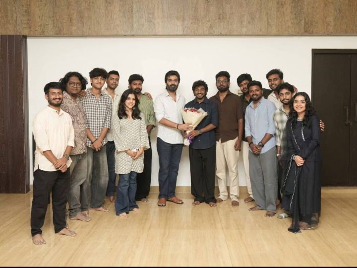 STR சிலம்பரசனை சந்தித்து வாழ்த்து பெற்ற #youth திரைப்பட குழுவினர்