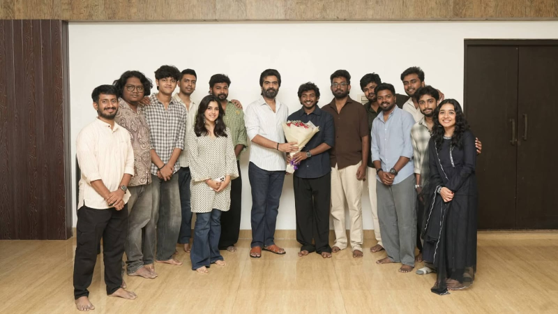 STR சிலம்பரசனை சந்தித்து வாழ்த்து பெற்ற #youth திரைப்பட குழுவினர்