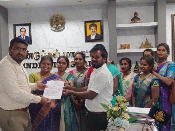 *திண்டுக்கல் மாவட்ட ஆட்சியர் அலுவலகத்தில் ஆத்தூர் தெற்கு ஒன்றியம் சித்திரேவு